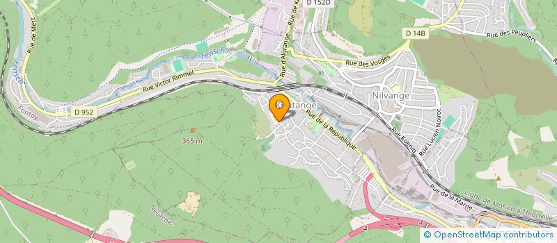 localisation de l'entreprise S.L.I  KNUTANGE