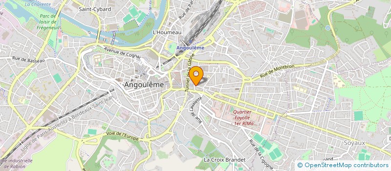 localisation de l'entreprise S.L.I.B. à ANGOULEME