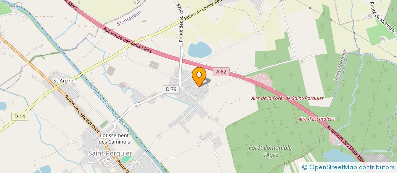 localisation de l'entreprise S&L IMMO  SAINT-PORQUIER