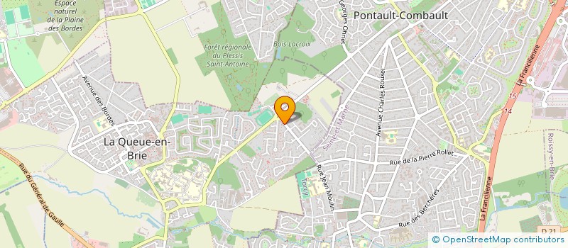 localisation de l'entreprise S&L IMMOBILIER  LA QUEUE-EN-BRIE