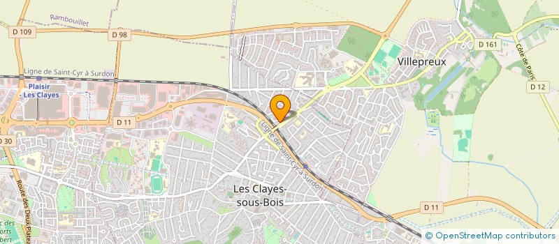 localisation de l'entreprise S&L INNOVATION à LES CLAYES-SOUS-BOIS