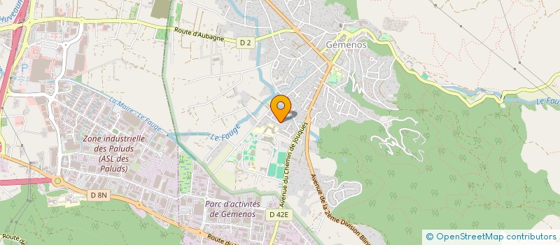 localisation de l'entreprise S.L.J.  GEMENOS