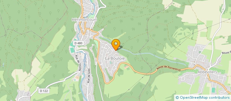 localisation de l'entreprise S.L.J.  HERIMONCOURT