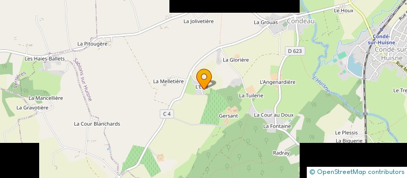 localisation de l'entreprise S L J E à SABLONS-SUR-HUISNE