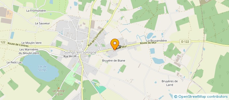 localisation de l'entreprise S L J M  SOINGS-EN-SOLOGNE