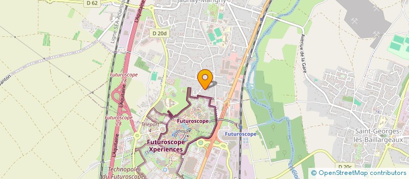 localisation de l'entreprise S.L.K  JAUNAY-MARIGNY