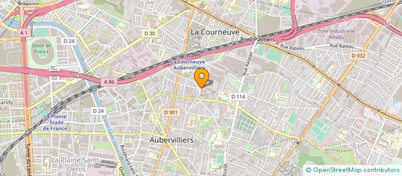 localisation de l'entreprise S.L.L.R.D à LA COURNEUVE