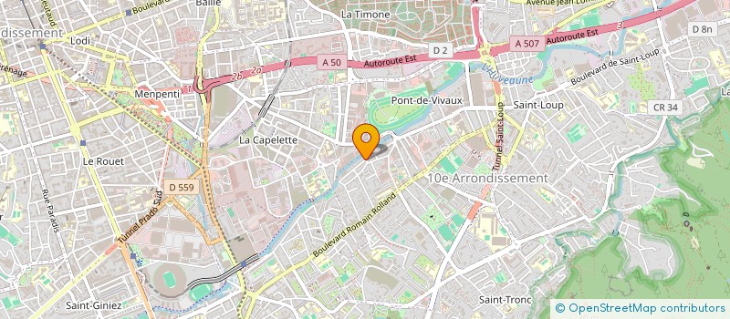 localisation de l'entreprise S L M à MARSEILLE