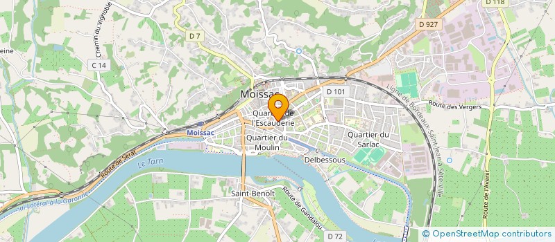 localisation de l'entreprise S.L.M  MOISSAC