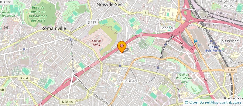 localisation de l'entreprise S.L.M.T à NOISY-LE-SEC