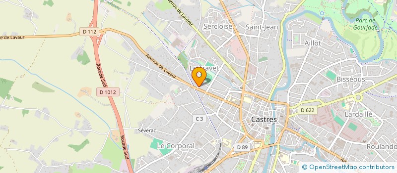 localisation de l'entreprise S L MAINTENANCE INDUSTRIELLE  CASTRES