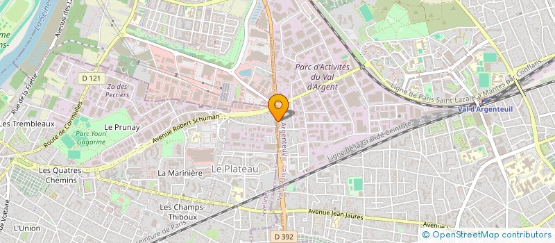 localisation de l'entreprise S L MOTO à ARGENTEUIL