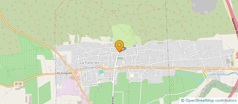 localisation de l'entreprise S&L NEGOCE  LA FARE-LES-OLIVIERS