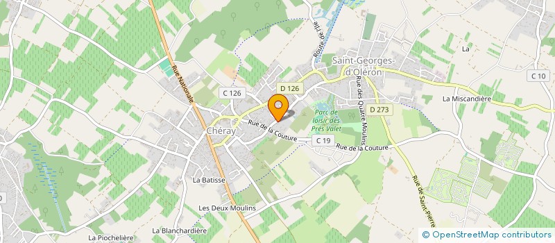 localisation de l'entreprise S.L.P  SAINT-GEORGES-D'OLERON