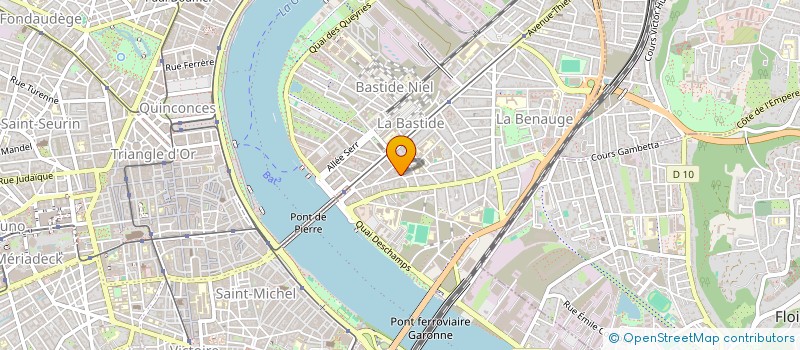 localisation de l'entreprise S.L.P. à BORDEAUX