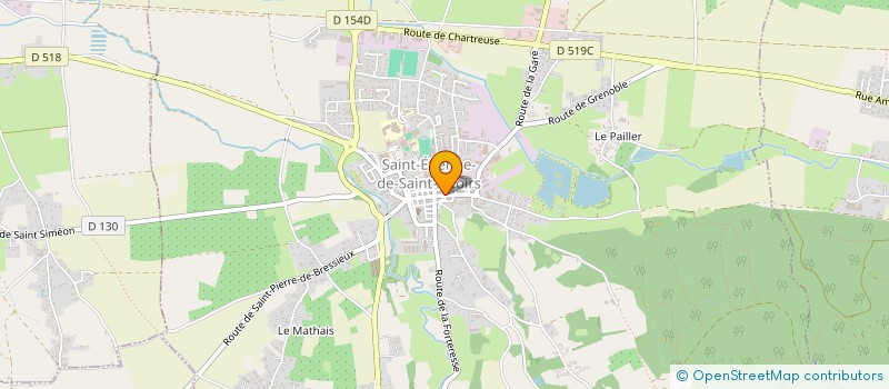 localisation de l'entreprise S.L.P  SAINT-ETIENNE-DE-SAINT-GEOIRS