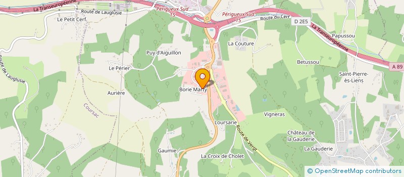 localisation de l'entreprise S.L.P. à SANILHAC