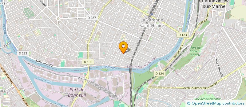 localisation de l'entreprise S.L.P. HOLDING à SAINT-MAUR-DES-FOSSES