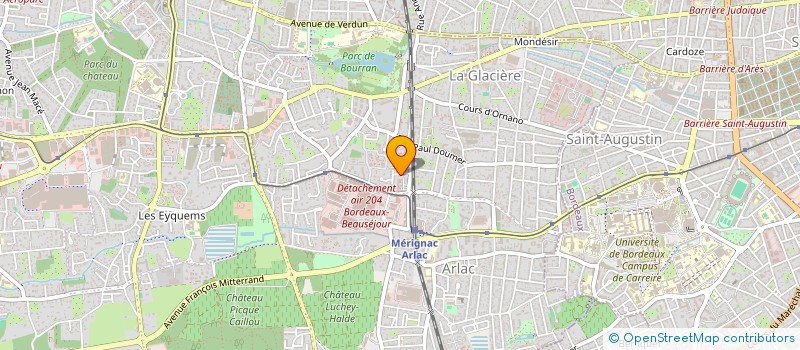 localisation de l'entreprise S.L.P LIFE  MERIGNAC