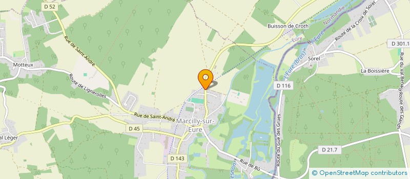 localisation de l'entreprise S&L PATRIMOINE  MARCILLY-SUR-EURE