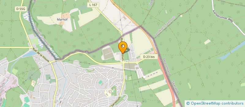 localisation de l'entreprise S L R  CREUTZWALD