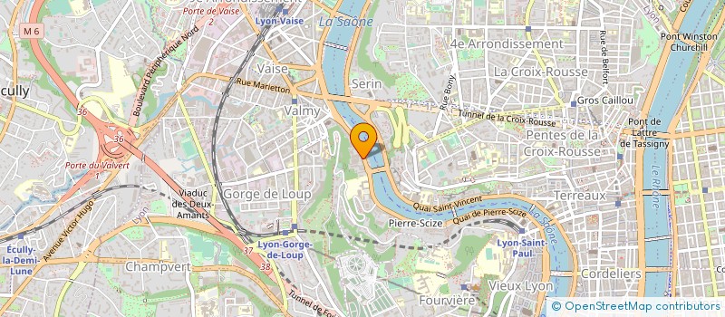 localisation de l'entreprise S.L.S.N. à LYON