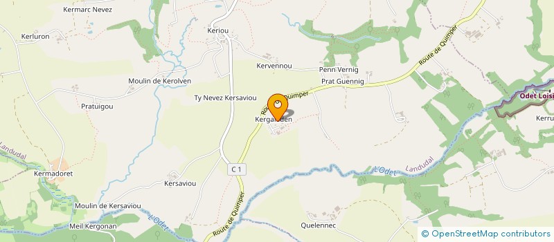 localisation de l'entreprise S.L.T.P à LANDREVARZEC