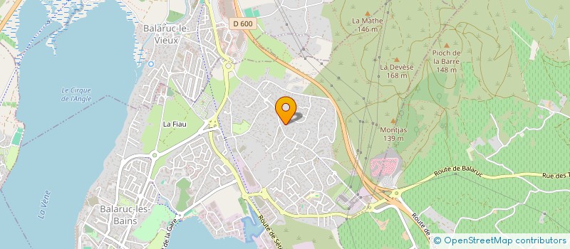 localisation de l'entreprise S L V  BALARUC-LES-BAINS