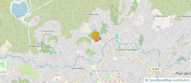 localisation de l'entreprise S.L.V. ASSURANCES à MARSEILLE