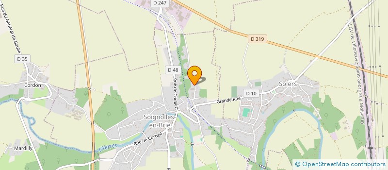 localisation de l'entreprise S.L.W  SOIGNOLLES-EN-BRIE