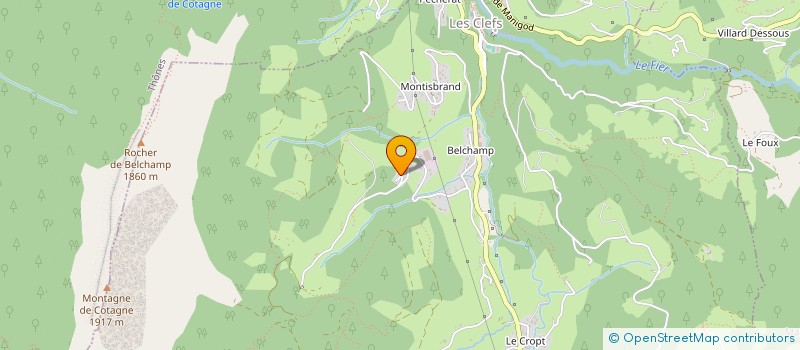 localisation de l'entreprise S'LAC'K EST BEAU  LES CLEFS