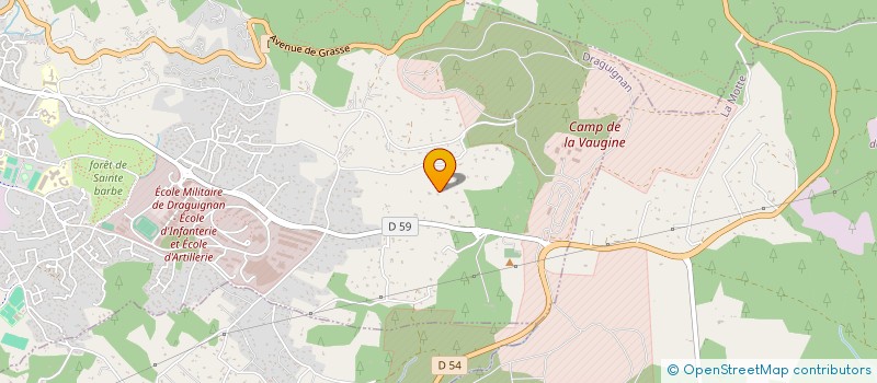 localisation de l'entreprise S.LGJ à DRAGUIGNAN