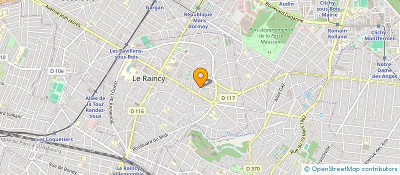 localisation de l'entreprise S-LINE à LE RAINCY