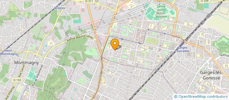 localisation de l'entreprise S-LINE BATIMENT à SARCELLES