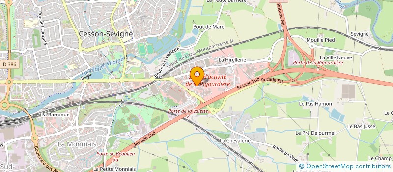 localisation de l'entreprise S-LINK  CESSON-SEVIGNE