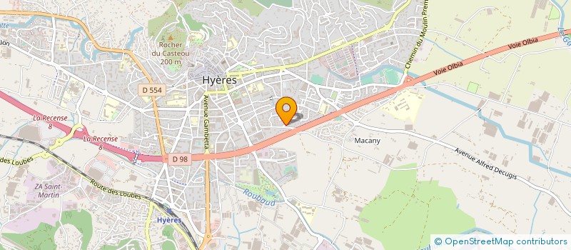 localisation de l'entreprise S-LUX à HYERES