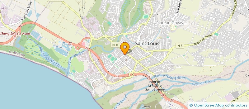 localisation de l'entreprise S & LY à SAINT-LOUIS