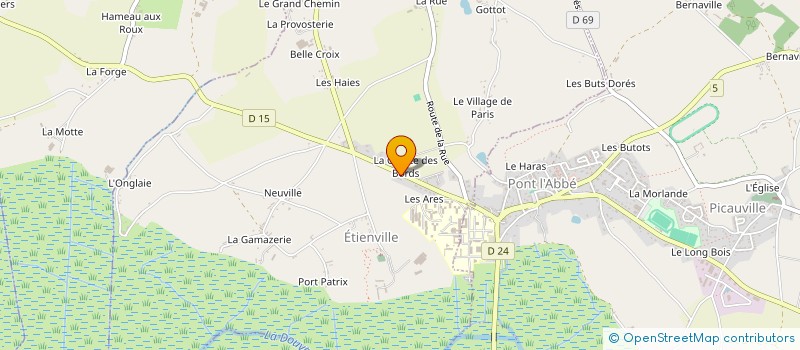 localisation de l'entreprise S.LYLA  ETIENVILLE