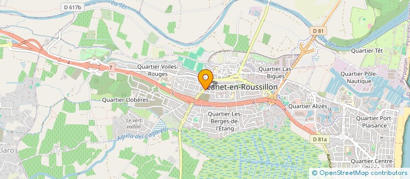 localisation de l'entreprise S.M. 09 à BOMPAS