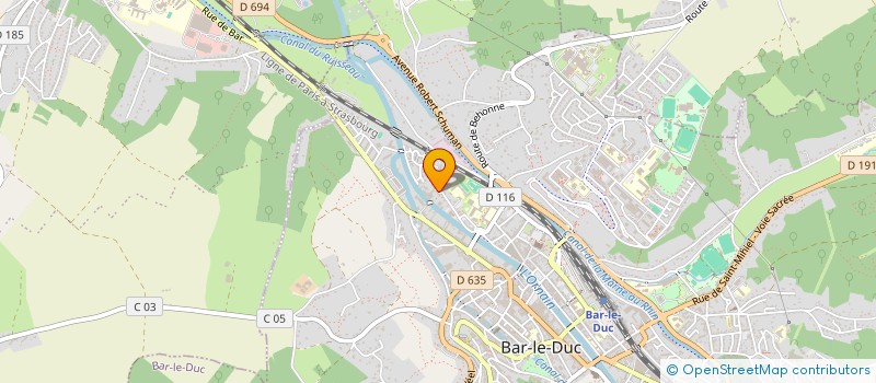 localisation de l'entreprise S M 3 E EXECUT ENTRET ELECTRIQ à BAR-LE-DUC