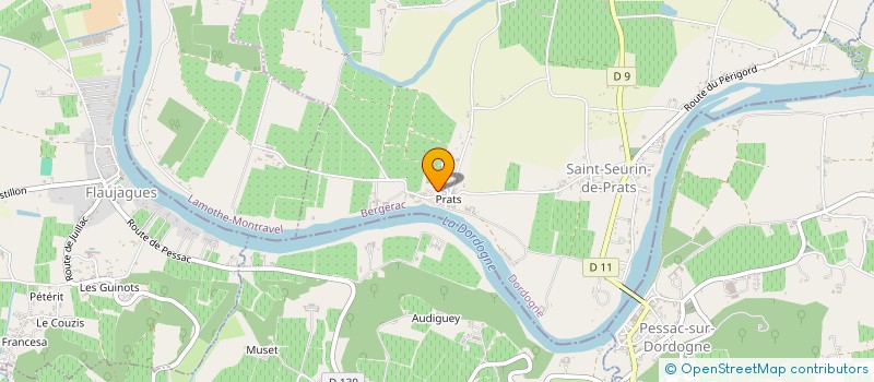 localisation de l'entreprise S.M. à SAINT-ANTOINE-DE-BREUILH