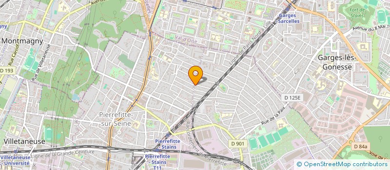 localisation de l'entreprise S- M à STAINS