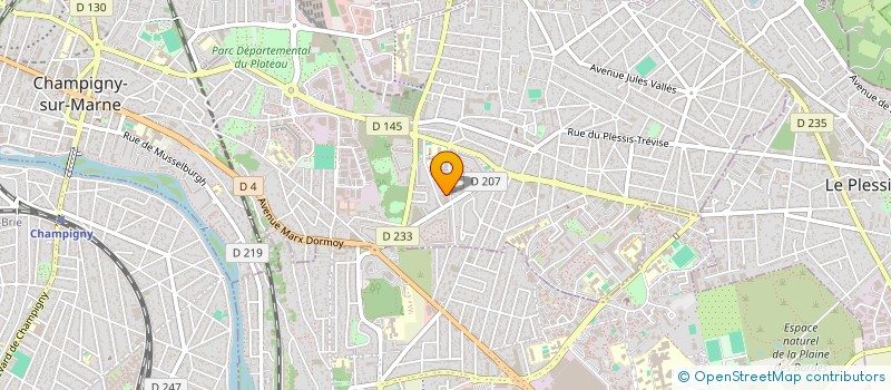 localisation de l'entreprise S-M à CHAMPIGNY-SUR-MARNE