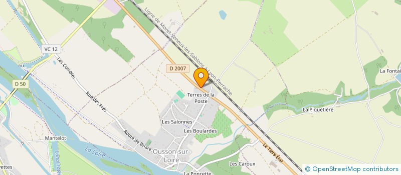 localisation de l'entreprise S&M à OUSSON-SUR-LOIRE