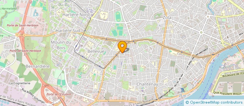 localisation de l'entreprise S&M à NANTES