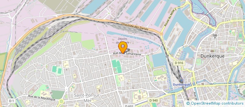 localisation de l'entreprise S.M.A. à DUNKERQUE