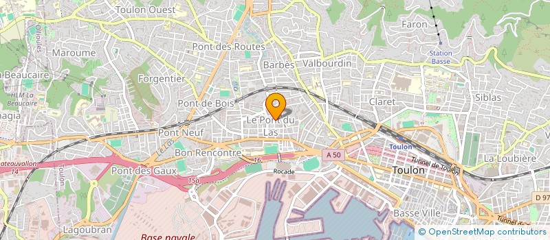 localisation de l'entreprise S M A à TOULON