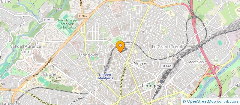 localisation de l'entreprise S.M.A.C.C. à LIMOGES