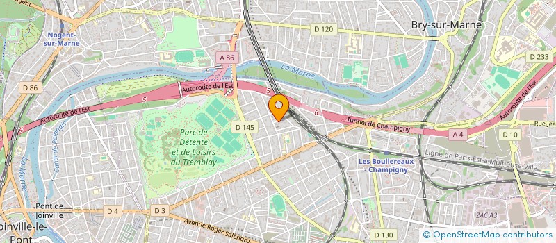 localisation de l'entreprise S.M.A CONSEIL à CHAMPIGNY-SUR-MARNE