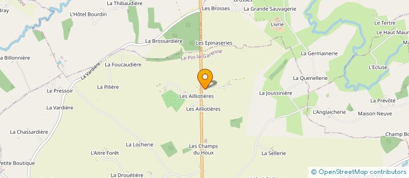 localisation de l'entreprise S.M.A.D. à LE PIN-LA-GARENNE